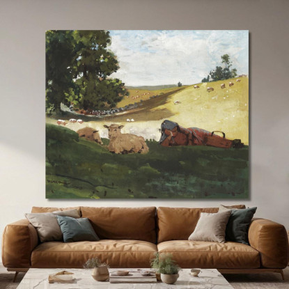 Tarde Cálida Winslow Homer cuadro en lienzo