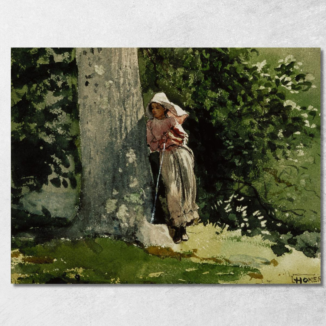 Cansado Winslow Homer cuadro en lienzo