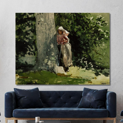 Müde Winslow Homer drucken auf leinwand