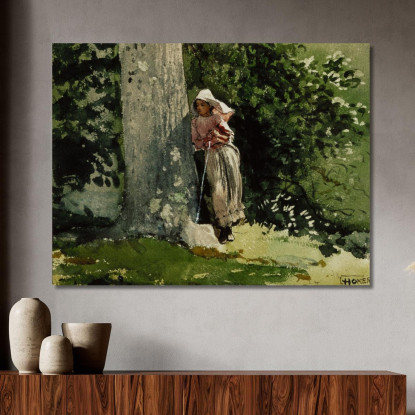 Müde Winslow Homer drucken auf leinwand