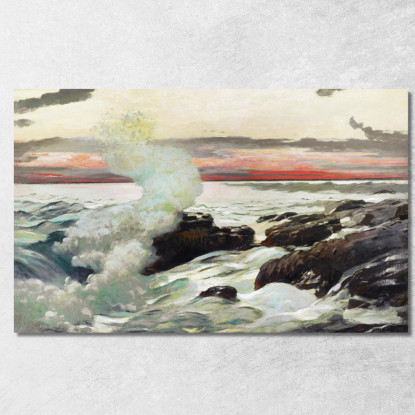 Il Collo Di West Point Prout Winslow Homer quadro stampato su tela