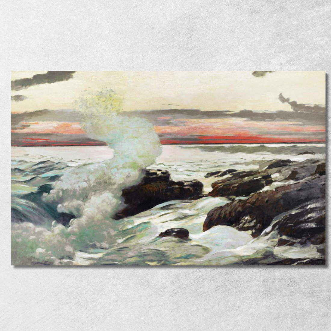 Le Cou De West Point Prout Winslow Homer tableau impression sur toile