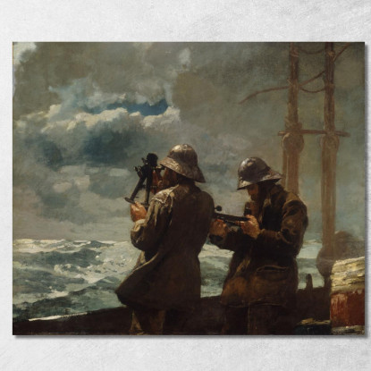 Otto Campane Winslow Homer quadro stampato su tela