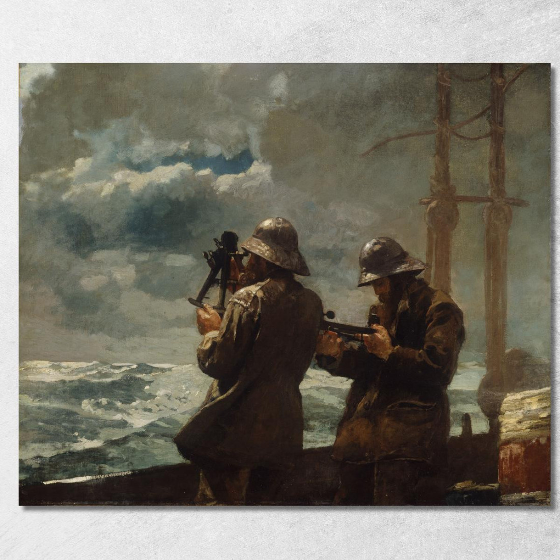 Eight Bells Winslow Homer canvas print