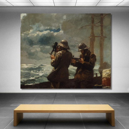 Otto Campane Winslow Homer quadro stampato su tela