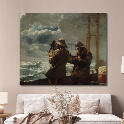 Otto Campane Winslow Homer quadro stampato su tela