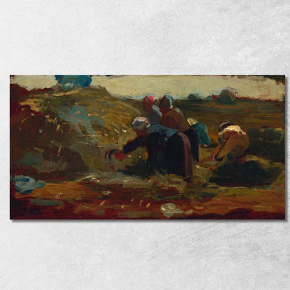 Women Working In A Field Winslow Homer canvas print