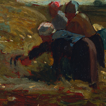 Frauen Bei Der Feldarbeit Winslow Homer drucken auf leinwand