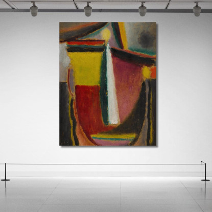 Testa Astratta Alexej von Jawlensky avj11 quadro stampato su tela