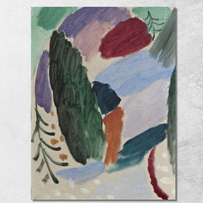 Giornata Gelida Alexej von Jawlensky avj32 quadro stampato su tela