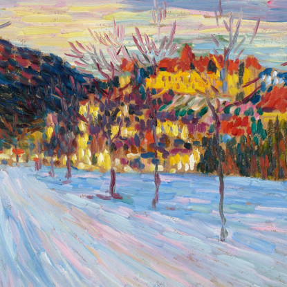 Füssen Alexej von Jawlensky avj33 quadro stampato su tela