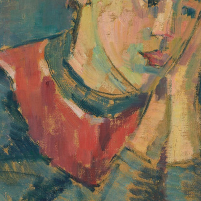 Bambino Con La Testa Appoggiata Alexej von Jawlensky avj44 quadro stampato su tela