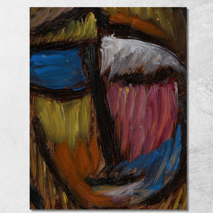 Meditazione N.30 Alexej von Jawlensky avj59 quadro stampato su tela