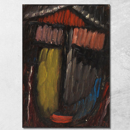 Meditazione N.70 Alexej von Jawlensky avj62 quadro stampato su tela