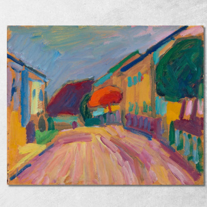 Schizzo Di Murnau Alexej von Jawlensky avj89 quadro stampato su tela