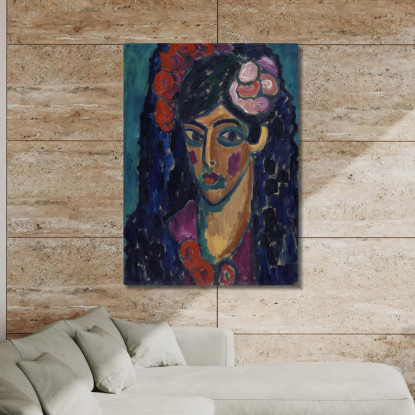 Spagnolo Alexej von Jawlensky avj92 quadro stampato su tela