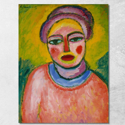 Primavera Alexej von Jawlensky avj94 quadro stampato su tela