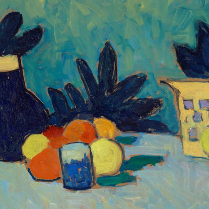 Natura Morta Con Frutta Alexej von Jawlensky avj97 quadro stampato su tela