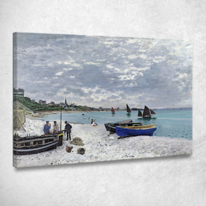 Spiaggia Di Sainte-Adresse Claude Monet mnt137 quadro stampato su tela