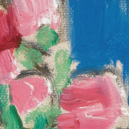 Natura Morta Di Fiori Natura Morta Con Vaso E Figura Semi-Profilo Alexej von Jawlensky avj100 quadro stampato su tela