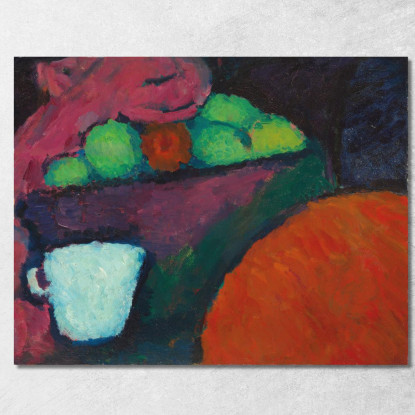 Natura Morta Con Tazza Alexej von Jawlensky avj104 quadro stampato su tela