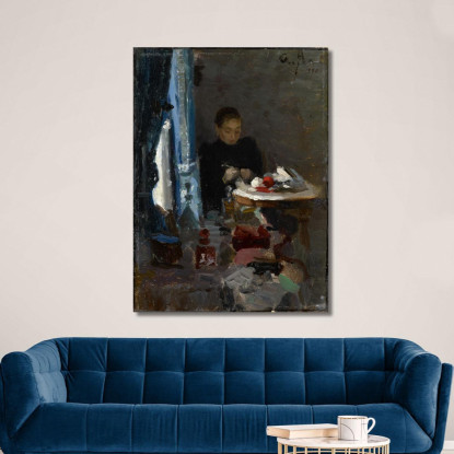 La Madre Dell'Artista Alexej von Jawlensky avj113 quadro stampato su tela