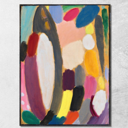 Variazione 3 Alexej von Jawlensky avj121 quadro stampato su tela