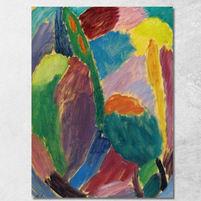 Variazione Alexej von Jawlensky avj126 quadro stampato su tela