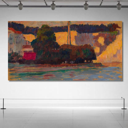 Wasserburg Alexej von Jawlensky avj128 quadro stampato su tela