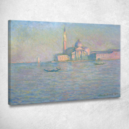 La Chiesa Di San Giorgio Maggiore Venezia Claude Monet mnt143 quadro stampato su tela