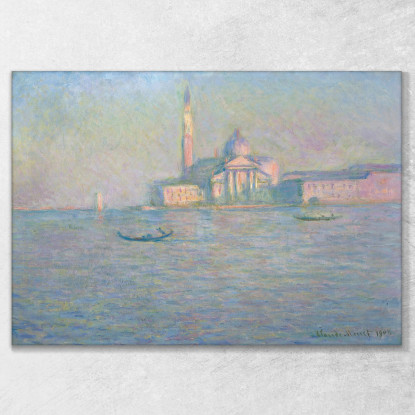 La Chiesa Di San Giorgio Maggiore Venezia Claude Monet mnt143 quadro stampato su tela