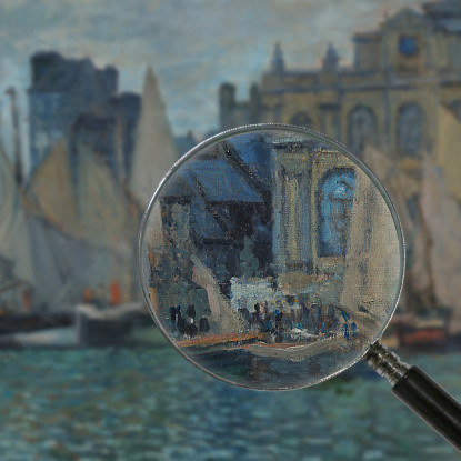 Il Museo Di Le Havre Claude Monet mnt146 quadro stampato su tela