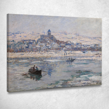 Vétheuil In Inverno Claude Monet mnt148 quadro stampato su tela