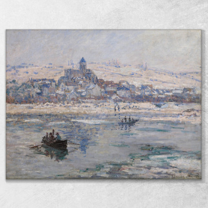 Vétheuil In Inverno Claude Monet mnt148 quadro stampato su tela