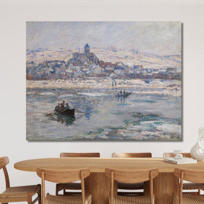 Vétheuil In Inverno Claude Monet mnt148 quadro stampato su tela