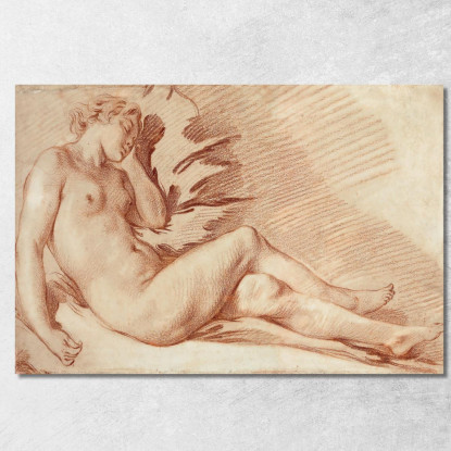 Un Nudo Femminile Sdraiato François Boucher fbc2 quadro stampato su tela