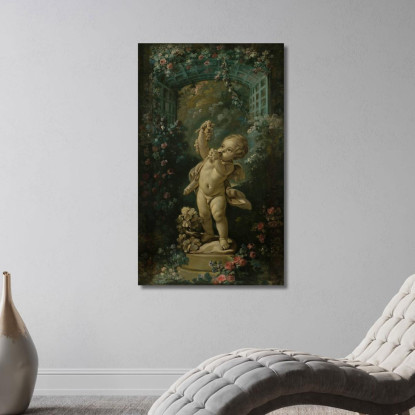 Amore Con L'Uva François Boucher fbc9 quadro stampato su tela