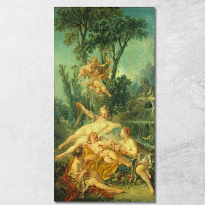 Cupido Prigioniero François Boucher fbc21 quadro stampato su tela