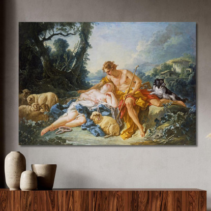 Dafni E Cloe François Boucher fbc26 quadro stampato su tela