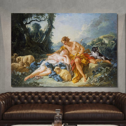 Dafni E Cloe François Boucher fbc26 quadro stampato su tela