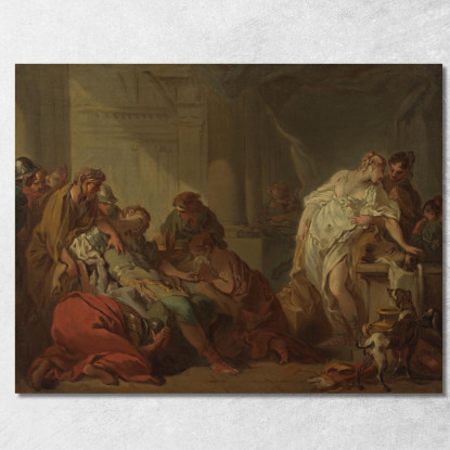 Morte Di Meleagro François Boucher fbc27 quadro stampato su tela