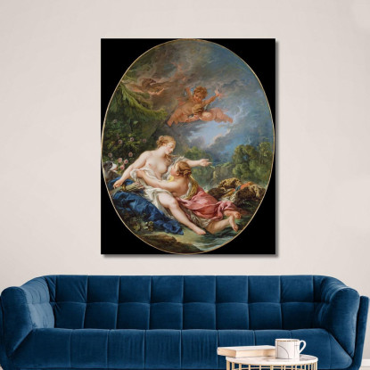 Giove E Callisto François Boucher fbc38 quadro stampato su tela