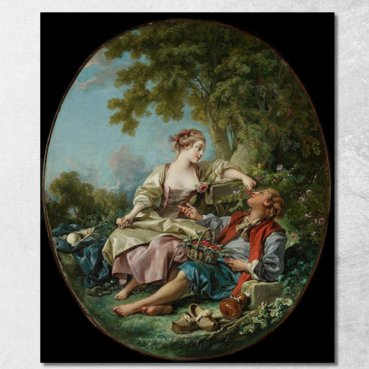 Zoccoli François Boucher fbc48 quadro stampato su tela