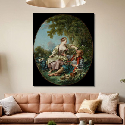 Zoccoli François Boucher fbc48 quadro stampato su tela