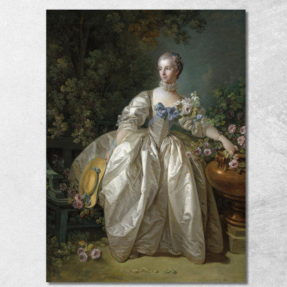 La Signora Bergeret François Boucher fbc51 quadro stampato su tela