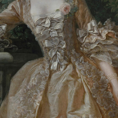 Madame De Pompadour François Boucher fbc54 quadro stampato su tela