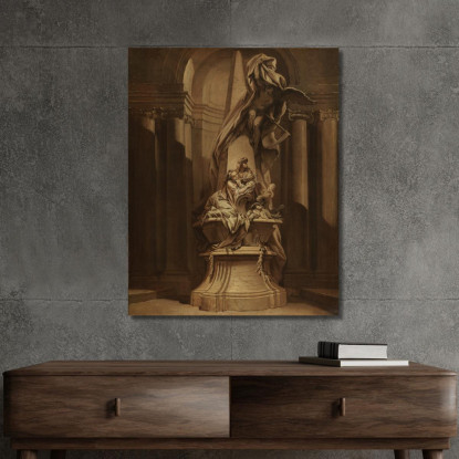 Monumento A Mignard François Boucher fbc57 quadro stampato su tela