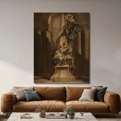 Monumento A Mignard François Boucher fbc57 quadro stampato su tela