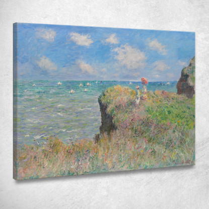 Passeggiata Sulla Scogliera A Pourville Claude Monet mnt157 quadro stampato su tela