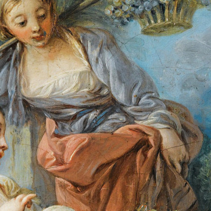 Scena Pastorale François Boucher fbc64 quadro stampato su tela